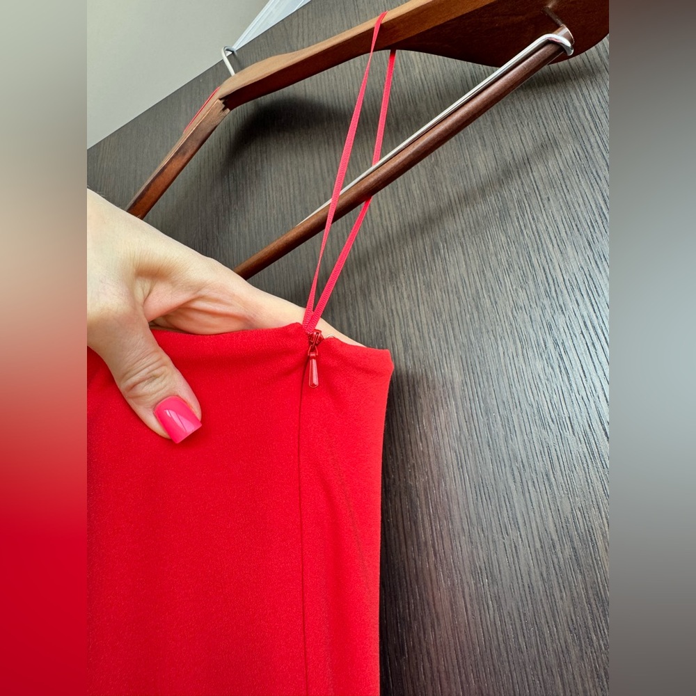 Solace London Nadia Red One-Shoulder Maxi Dress. Made in UK, size 2. Worn once - Picture 9 of 16